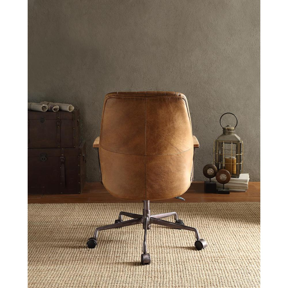 Hamilton Executive Office Chair - Coffee Top Grain Leather