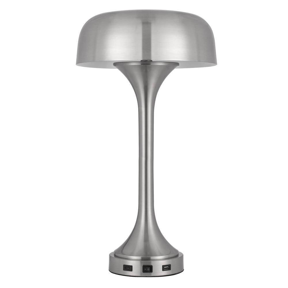 Mushroom Cloud Desk Lamp - Brushed Steel - Higher Gallery