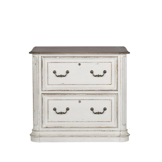 Magnolia Manor Jr Executive Media Lateral File - White - Higher Gallery