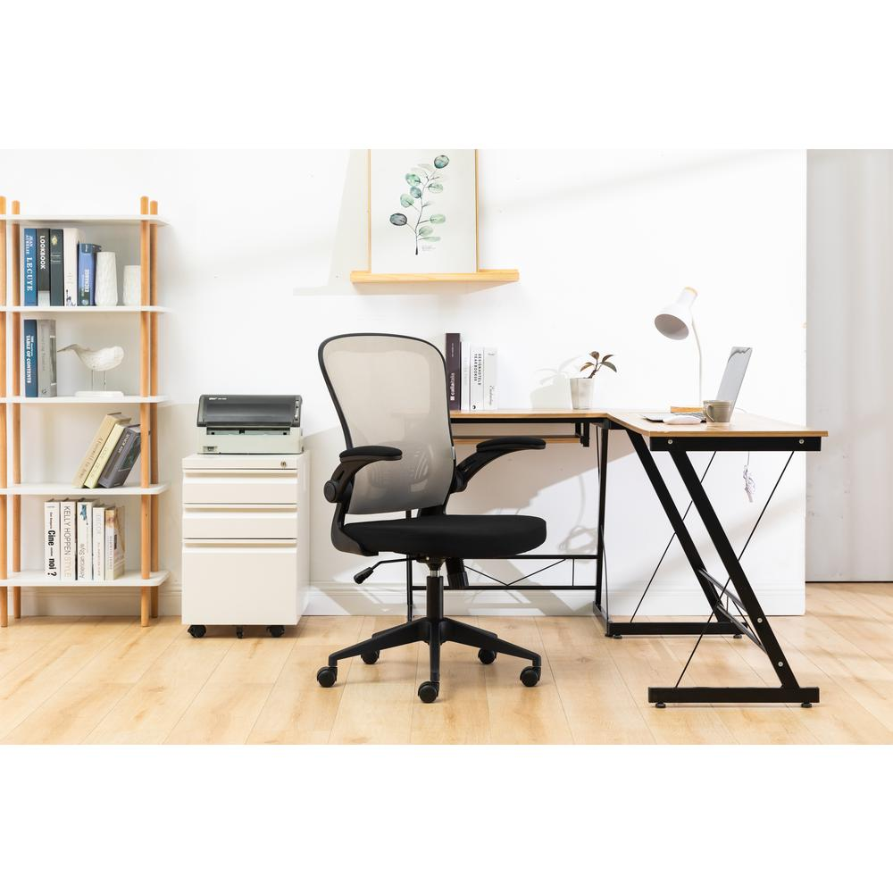 Newton Mesh Office Chair - Neutral / Black