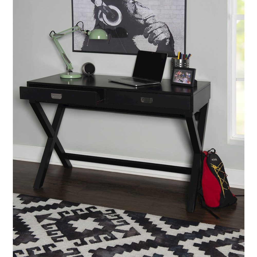 Peggy's Writing Desk - Black - Higher Gallery Home Office