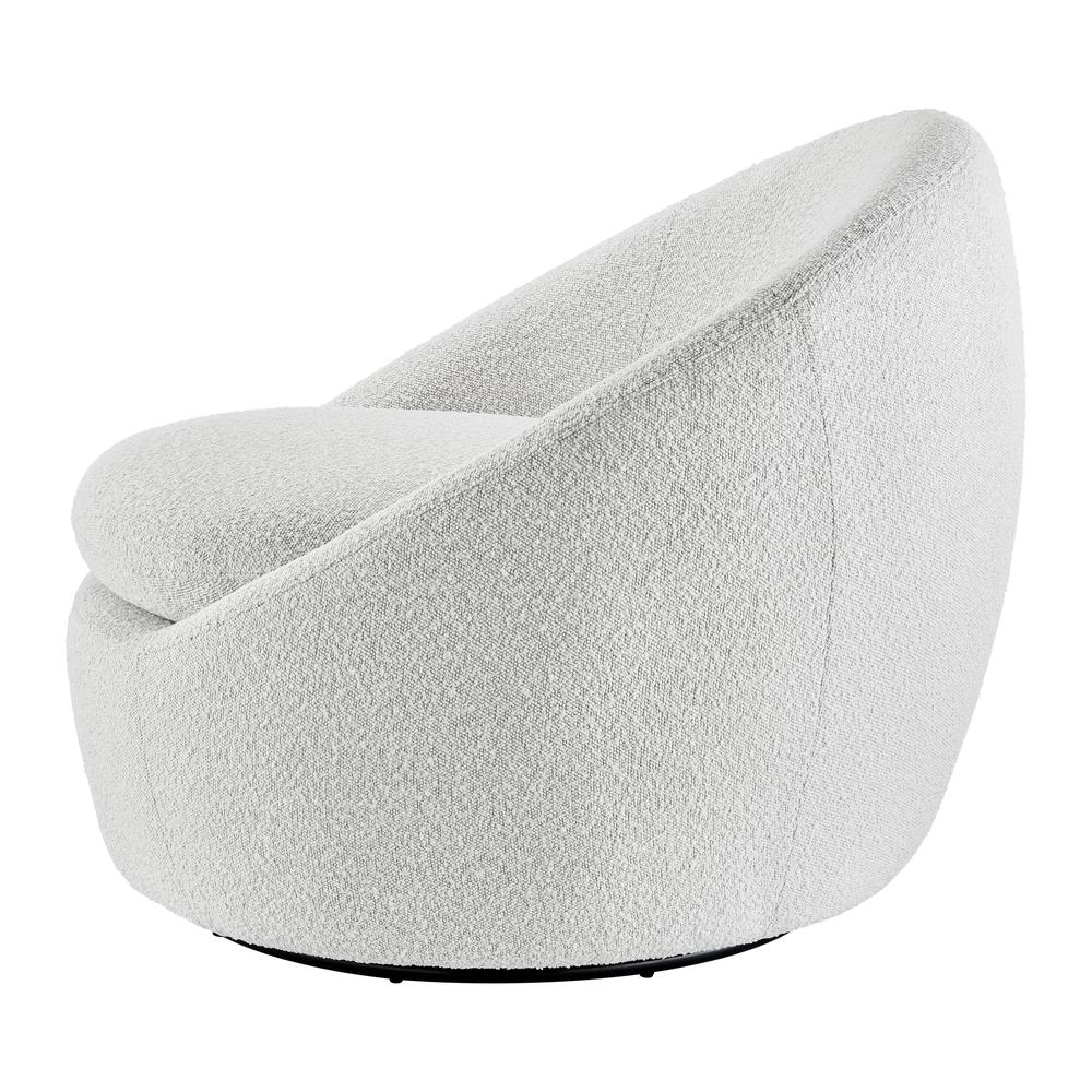 Adelmo Swivel Accent Chair - Cardiff Gray from Higher Gallery