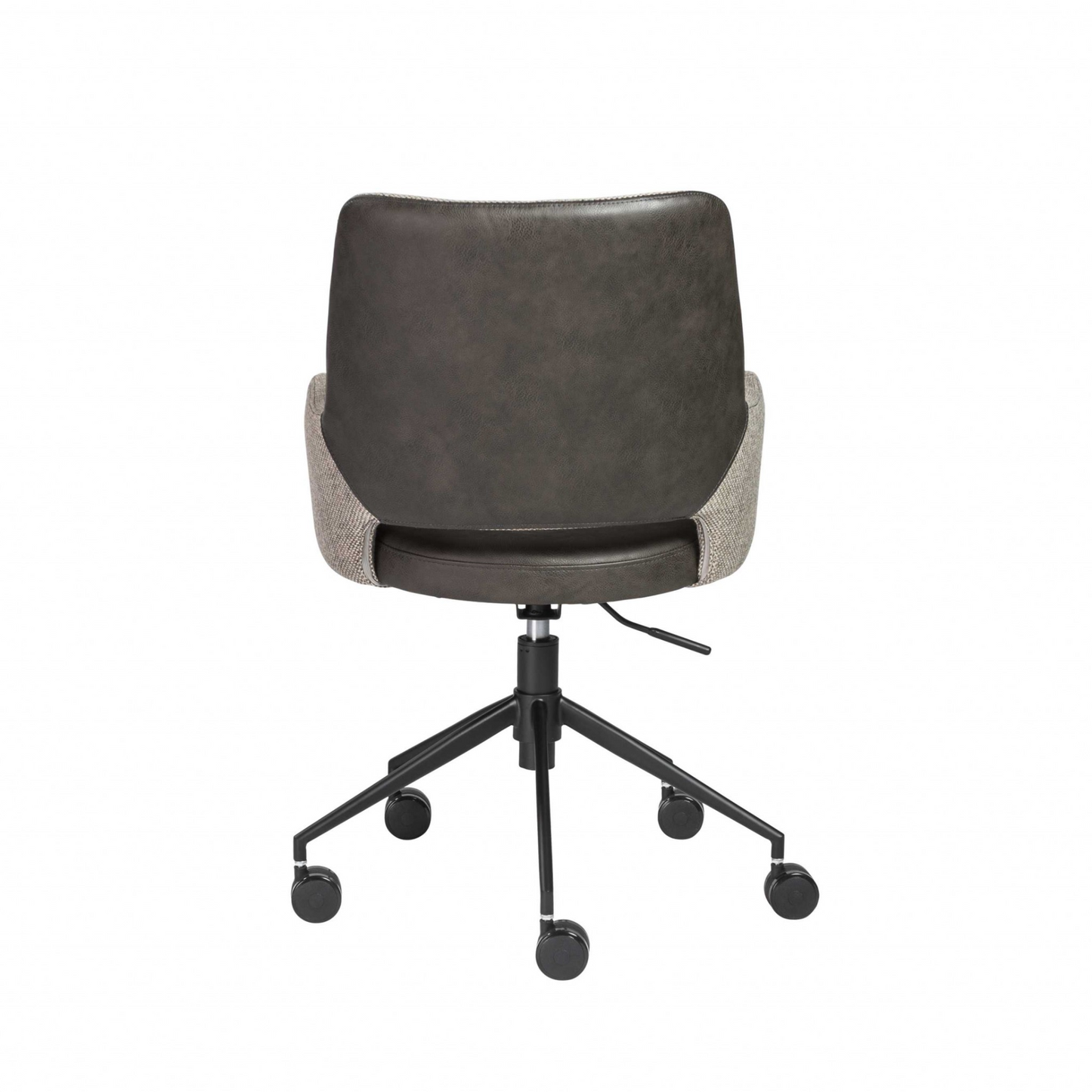 Tilt Office Chair - Light Gray Fabric & Dark Gray Faux Leather