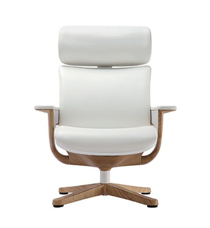 Gorgeous White Leather Chair