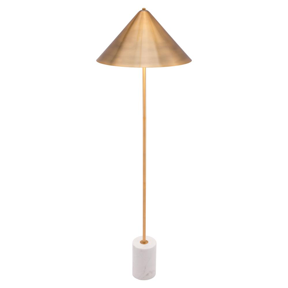 Bianca Floor Lamp Gold & White
