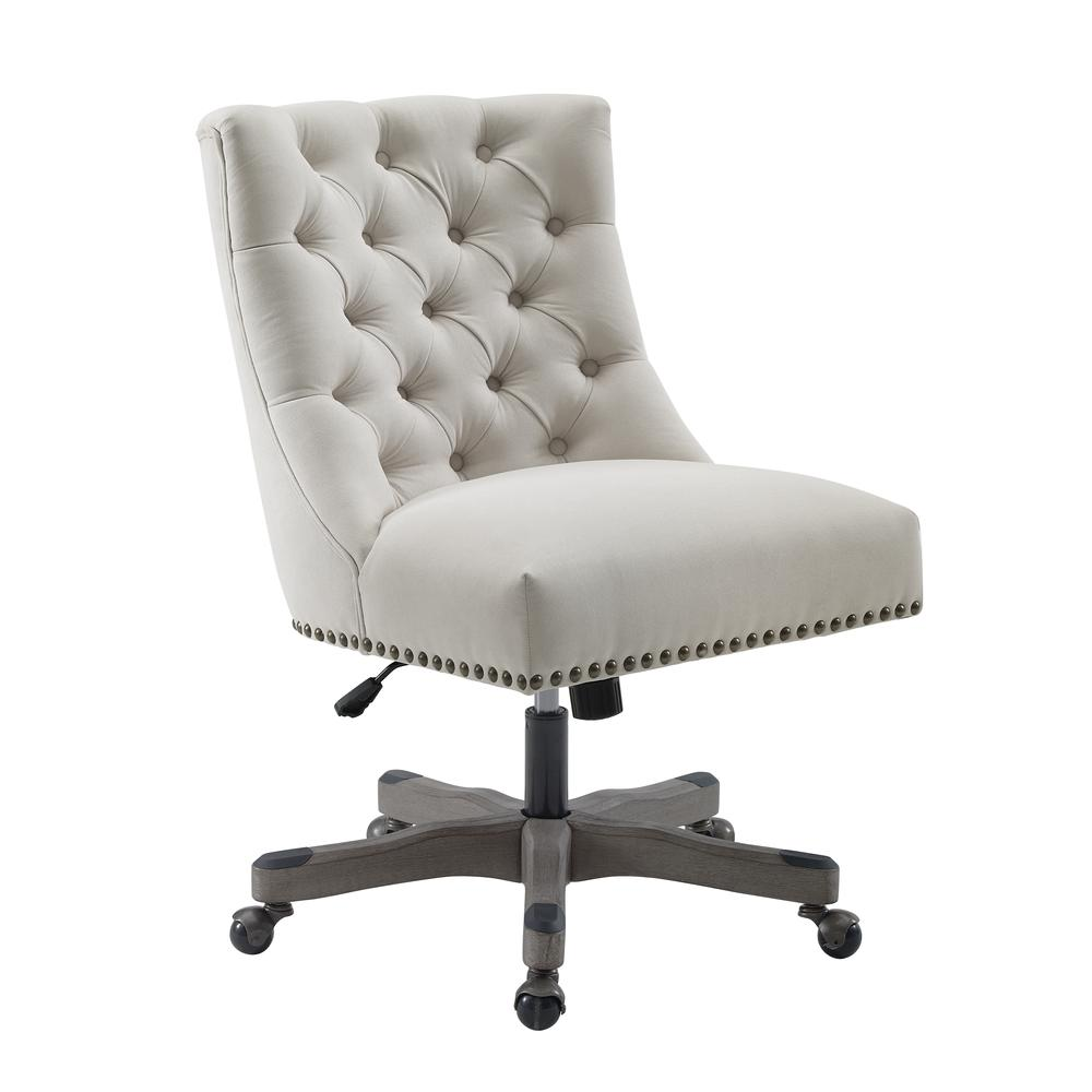 Della Natural Office Chair - Cream