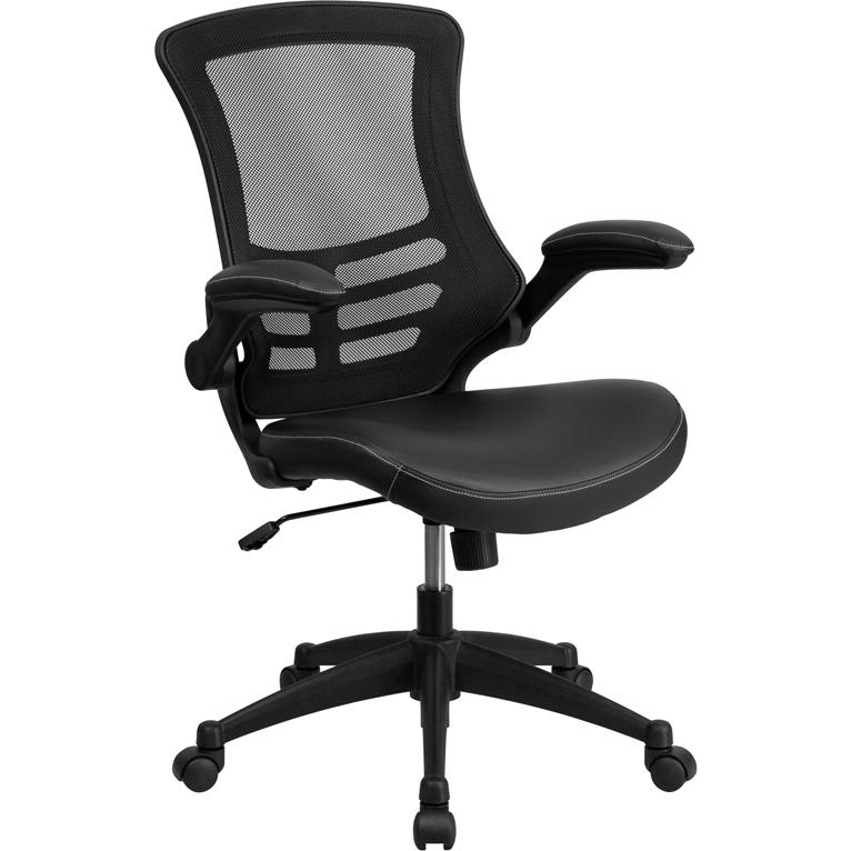 Swivel Desk chair with Mesh Back Ergonomic chair. Black Higher Gallery Home Office