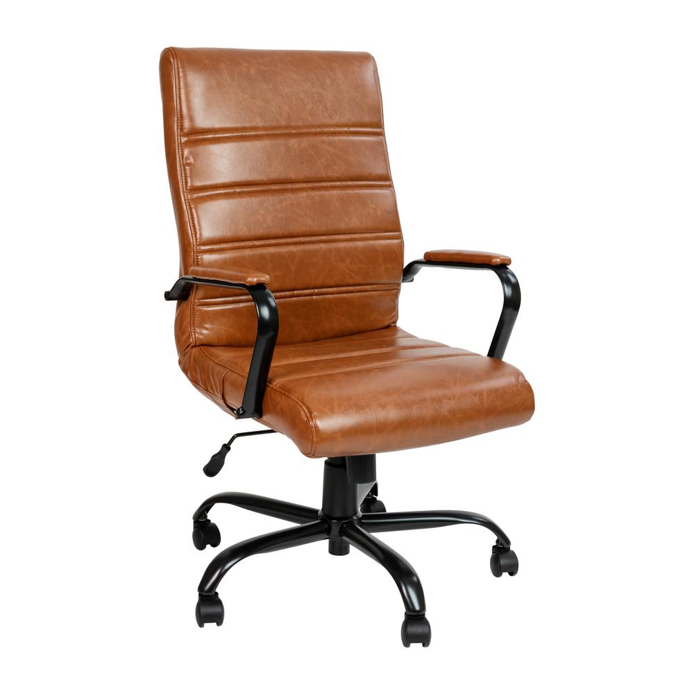 High Back Brown Executive Swivel Chair