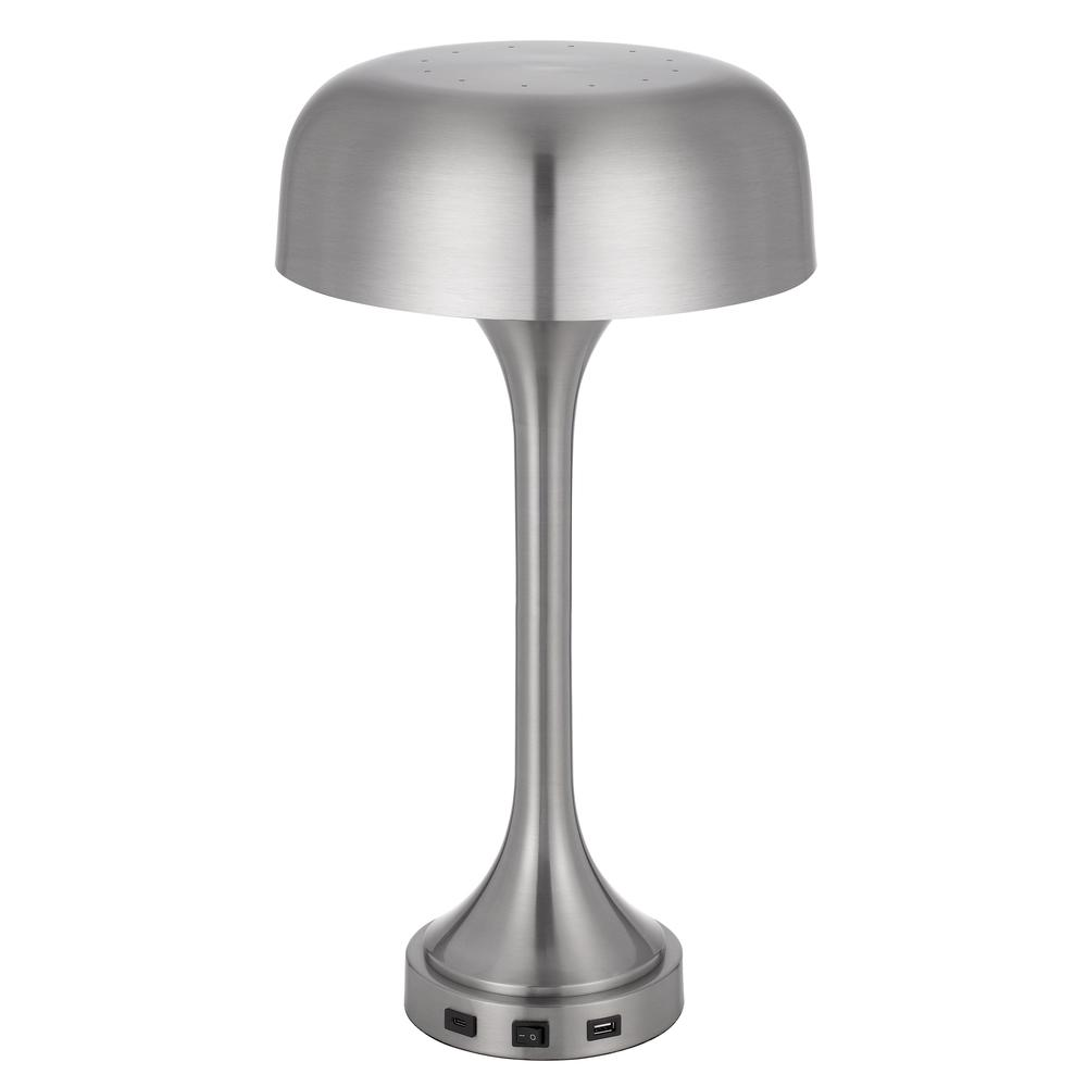 Mushroom Cloud Desk Lamp - Brushed Steel - Higher Gallery