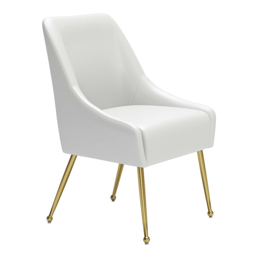 Maxine Chair - White & Gold