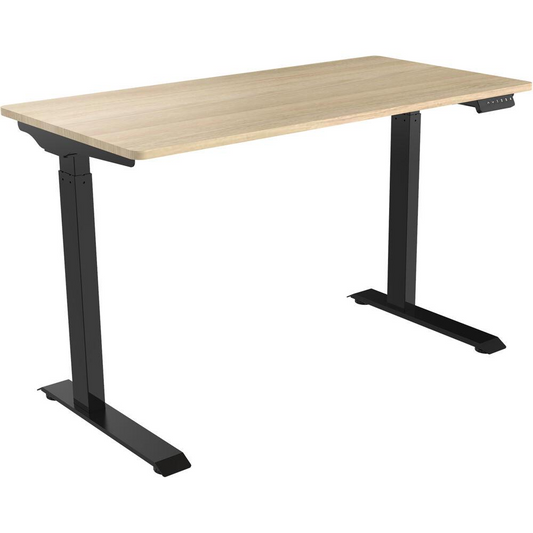 Hanover Sit/Stand Electric Desk with Memory/Anti-Collision - Black 48"