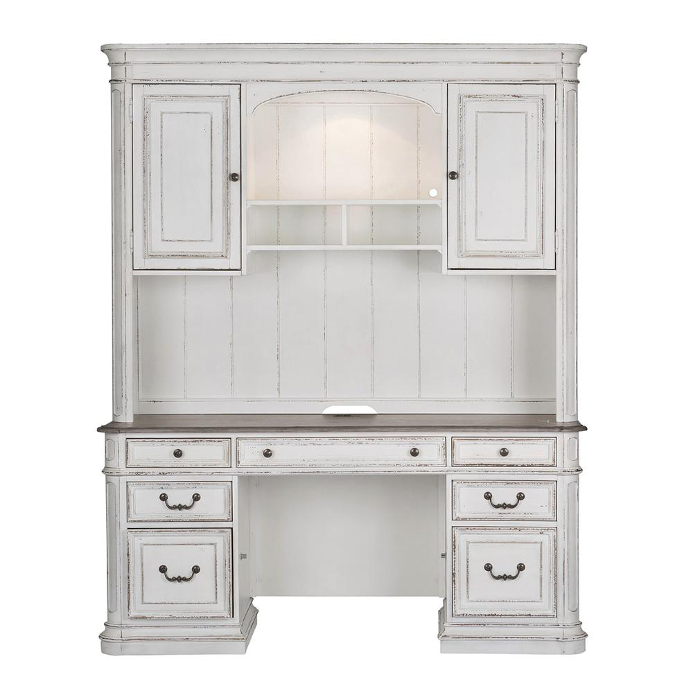Magnolia Manor Complete Desk Set - Antique White