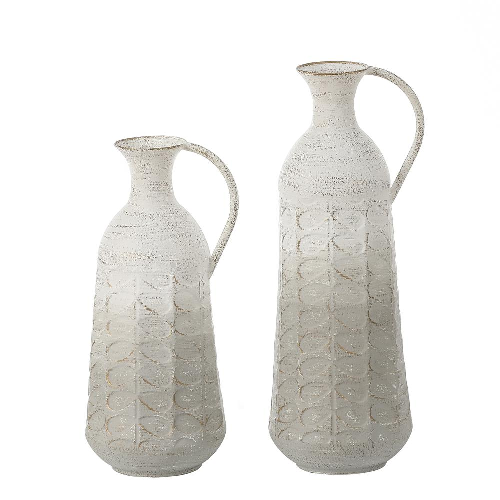 Rustic Metal Vases - Set of 2 - Higher Gallery
