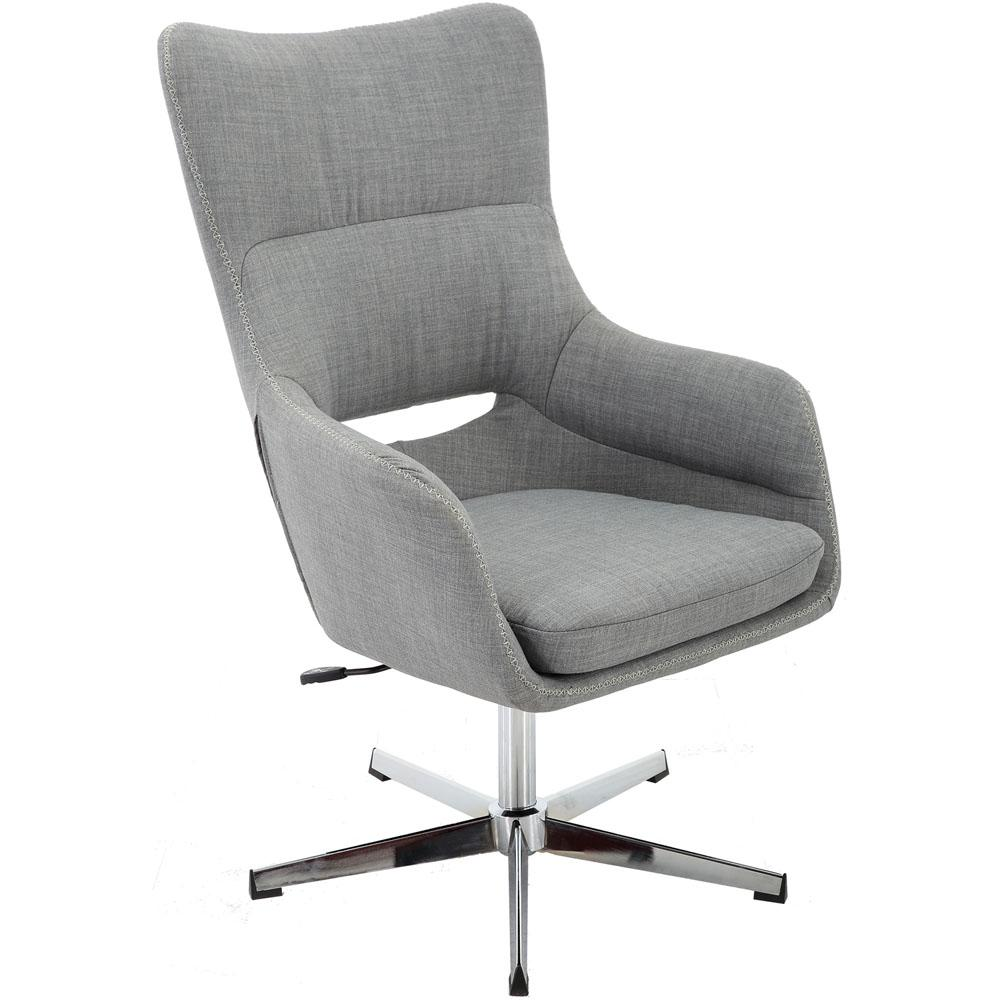 Carlton Wingback 18", 360-Degree Swivel Spin, Fixed-Height Desk Chair