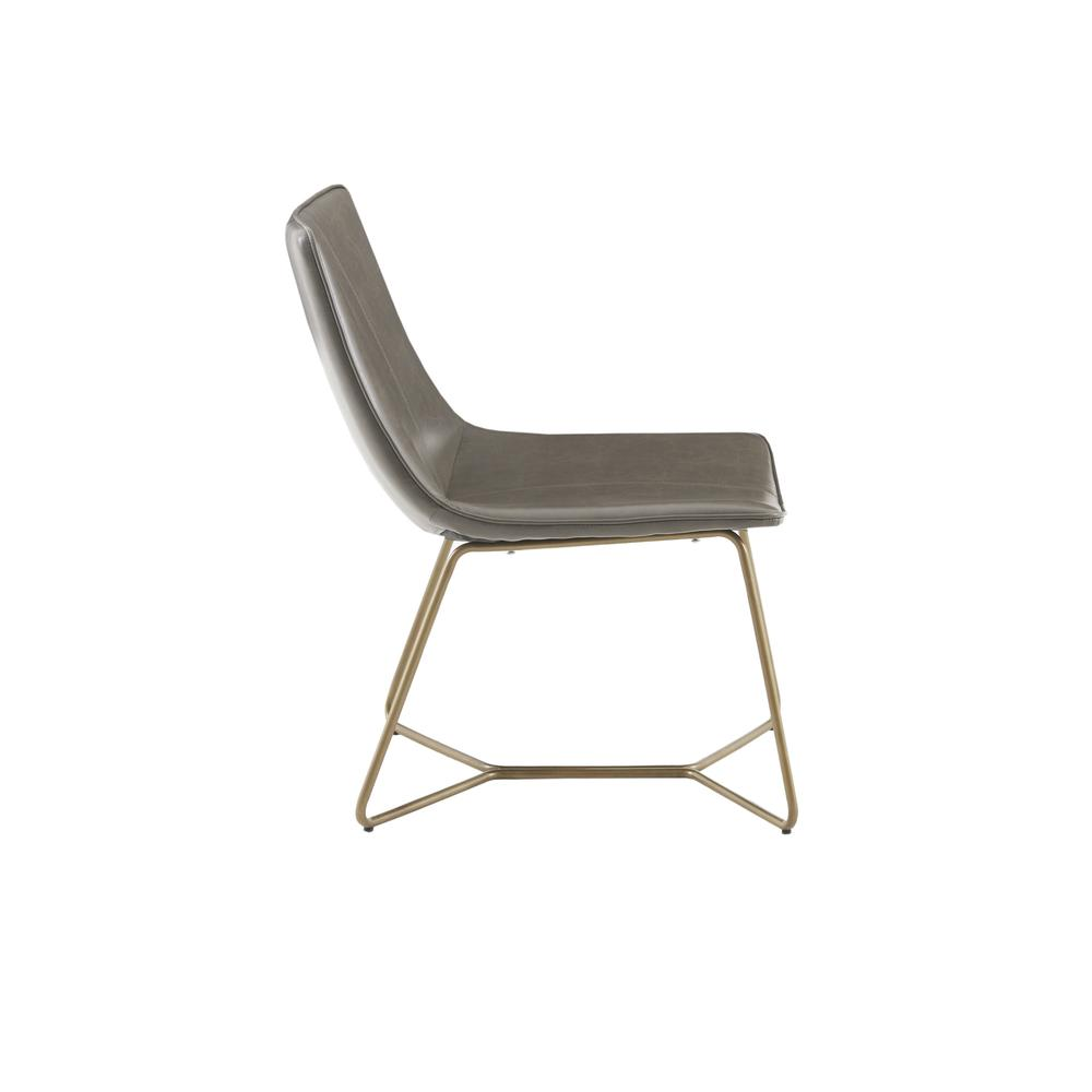 Fallon Accent Chair - Brown & Gold
