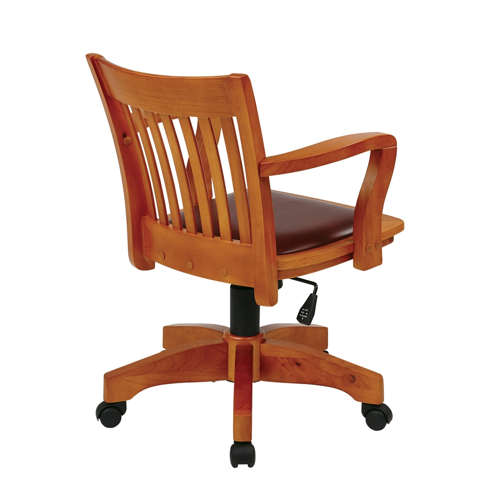 Deluxe Wood Banker's Chair
