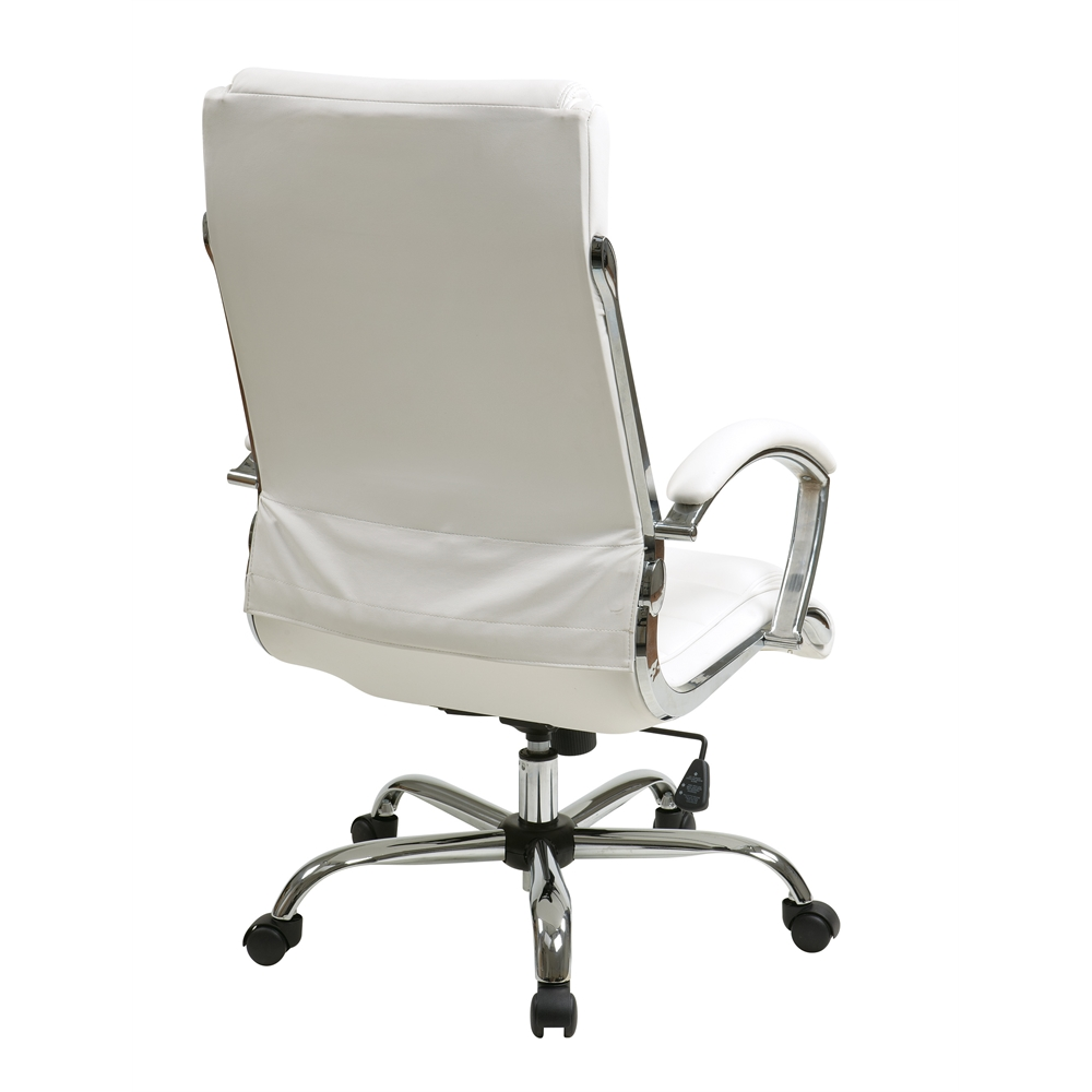 High Back Executive Chair - White