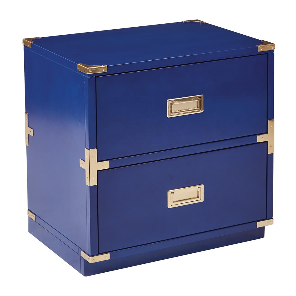 Wellington 2-Drawer Cabinet - Lapis Blue - Higher Gallery