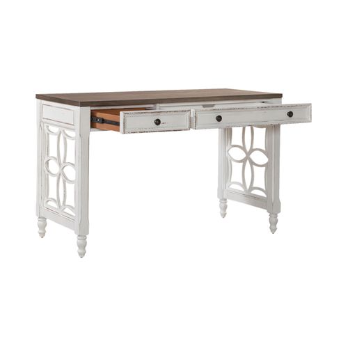 Magnolia Manor L Writing Desk - European Traditional White - Higher Gallery