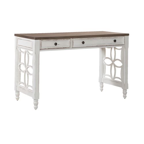 Magnolia Manor L Writing Desk - European Traditional White - Higher Gallery